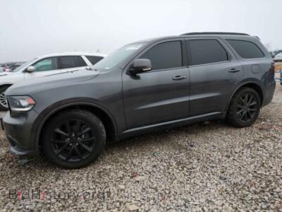2017 Dodge DURANGO GT, gray — VIN 1C4RDHDG9HC870082, Copart