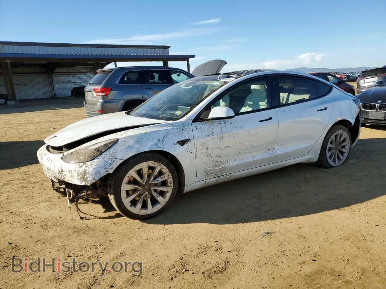 Photo 5YJ3E1EA5NF374232 - TESLA MODEL 3 2022