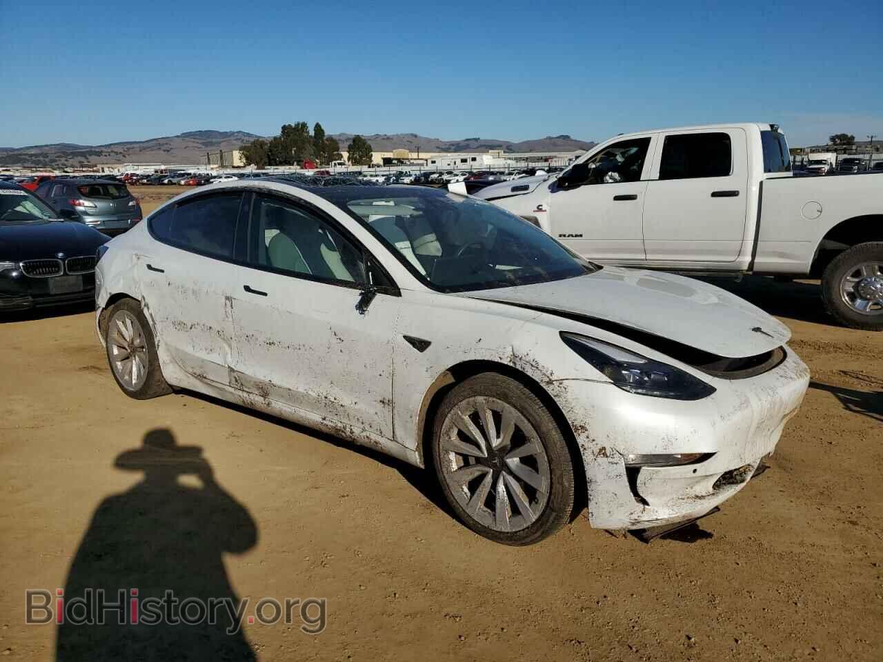 2022 TESLA MODEL 3 - VIN: 5YJ3E1EA5NF374232 - Фото 4