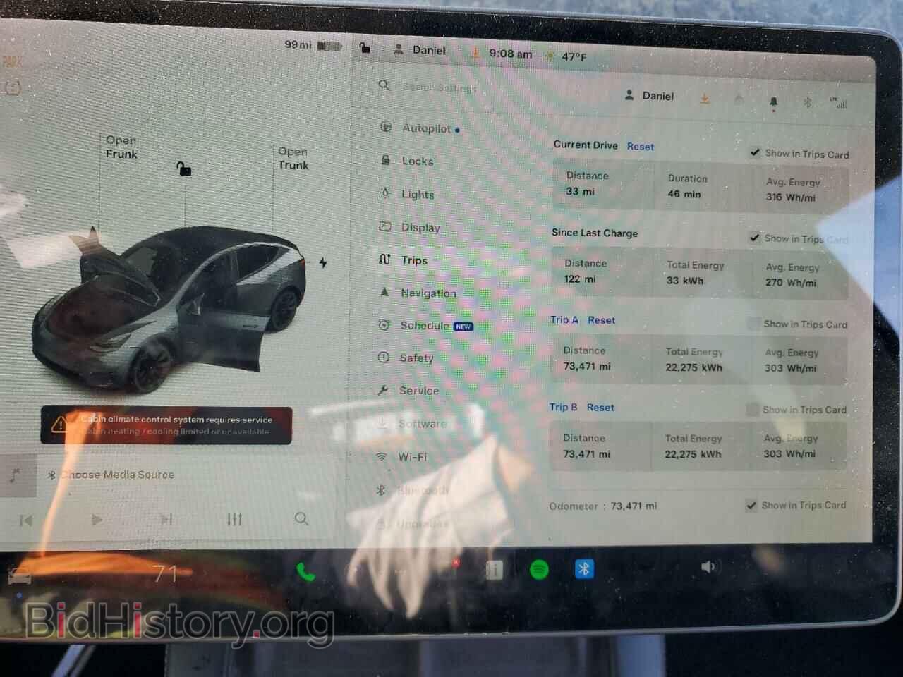 2021 TESLA MODEL Y - VIN: 5YJYGDEEXMF217475 - Photo 9