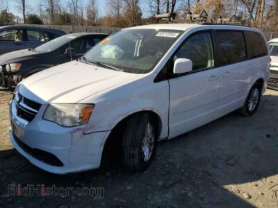 2014 Dodge CARAVAN SXT, белый — VIN 2C4RDGCG8ER321262, Copart