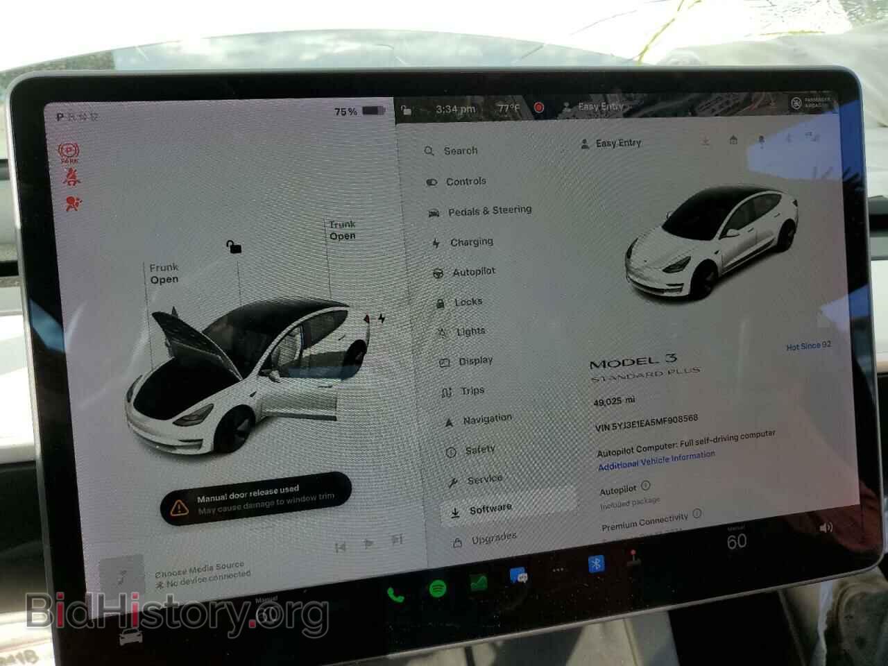 2021 TESLA MODEL 3 - VIN: 5YJ3E1EA5MF908568 - Photo 9