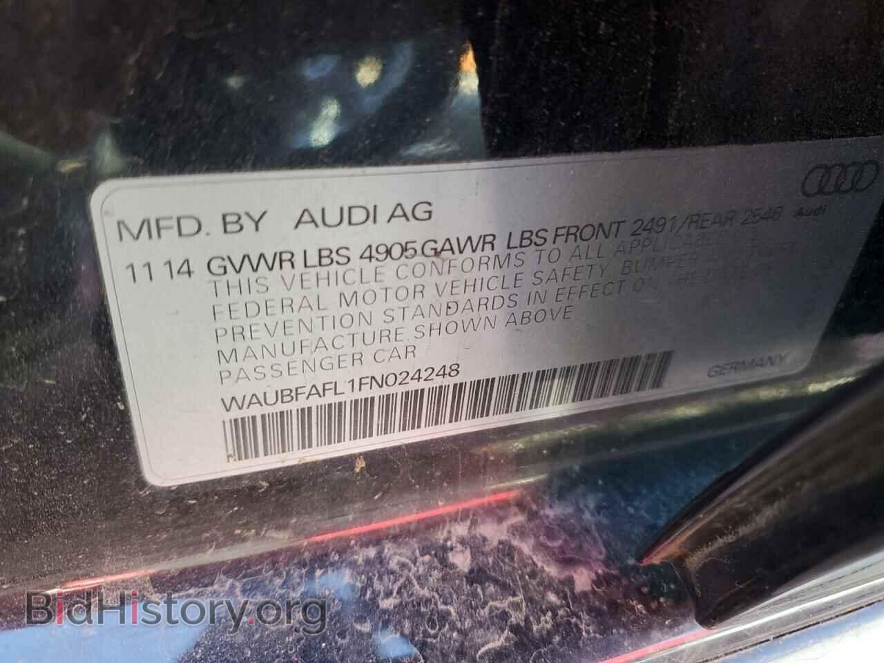2015 AUDI A4 - VIN: WAUBFAFL1FN024248 - Фото 13