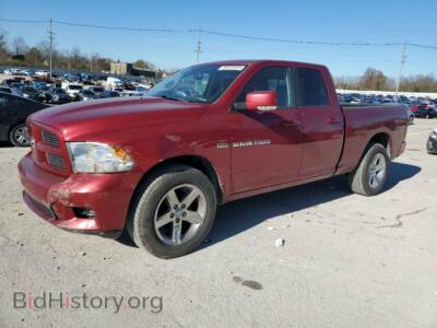 2012 Dodge RAM 1500 Sport, темно-бордовый — VIN 1C6RD7HT3CS139543, Copart