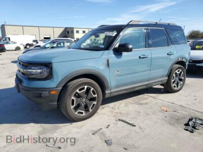 2021 Ford BRONCO Outer Banks, синий — VIN 3FMCR9C62MRA91801, Copart