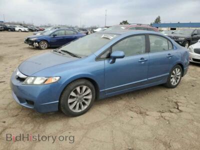 2009 Honda CIVIC EX, синий — VIN 19XFA16809E003009, Copart