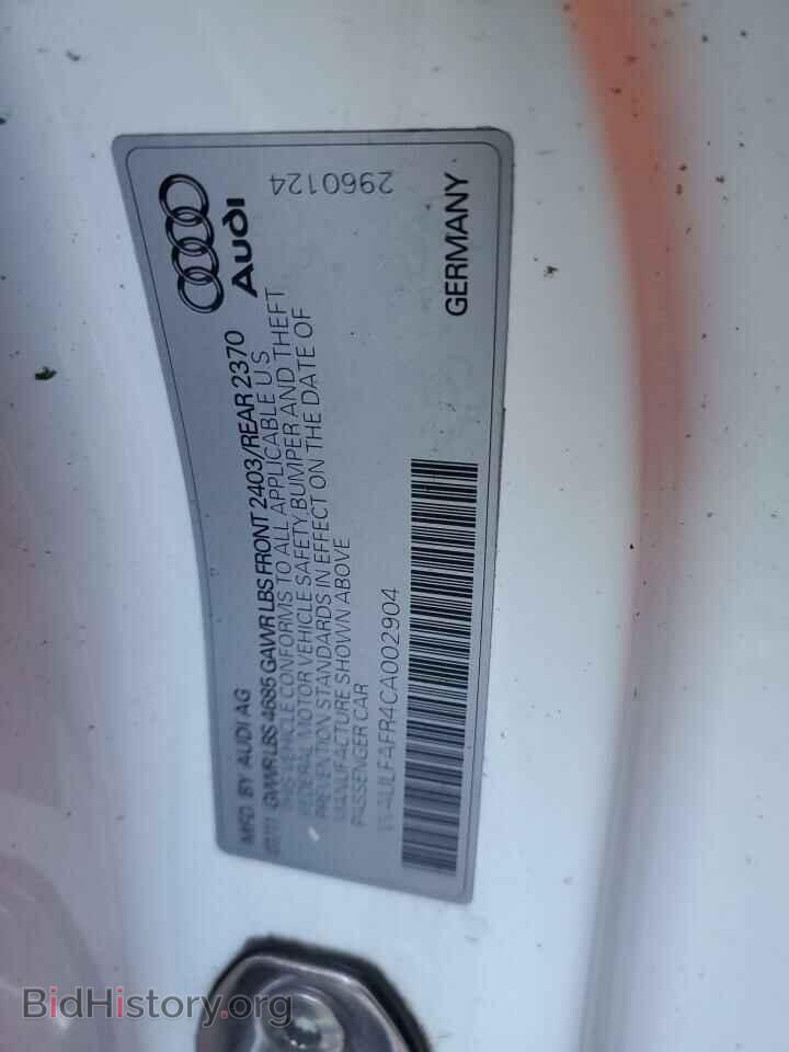 2012 AUDI A5 - VIN: WAULFAFR4CA002904 - Photo 13