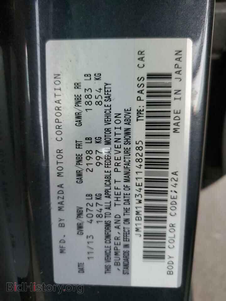 2014 MAZDA 3 - VIN: JM1BM1W34E1148285 - Фото 12