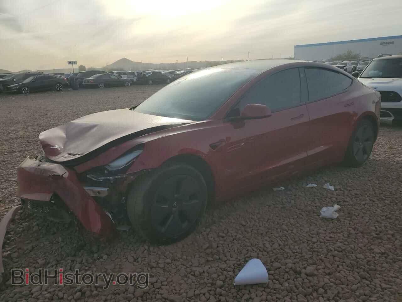 Photo 5YJ3E1EB9NF136537 - TESLA MODEL 3 2022