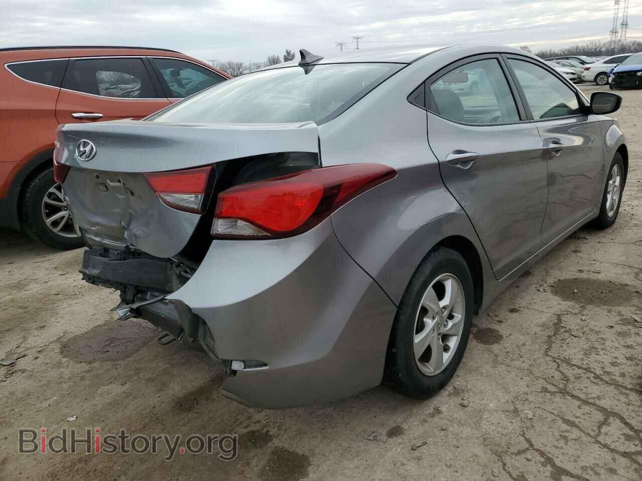 2014 HYUNDAI ELANTRA - VIN: KMHDH4AE4EU164150 - Фото 3