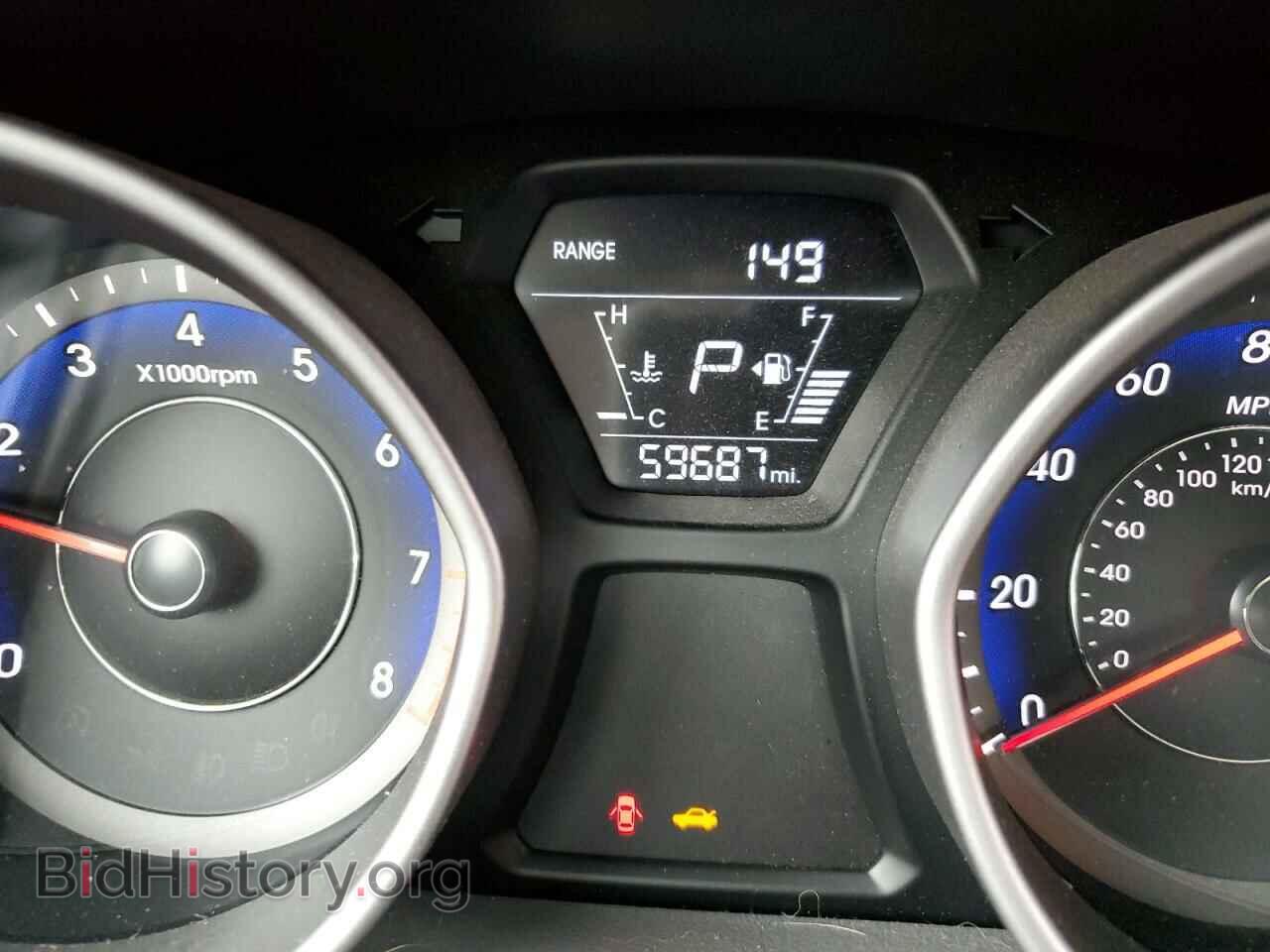 2014 HYUNDAI ELANTRA - VIN: KMHDH4AE4EU164150 - Фото 9