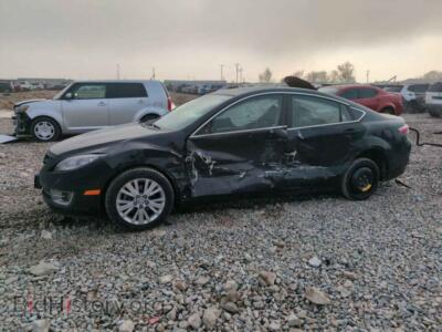 2009 Mazda 6 I, black — VIN 1YVHP82A895M25477, Copart