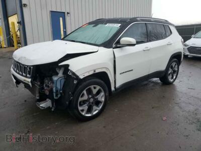 2020 Jeep COMPASS Limited, white — VIN 3C4NJDCB9LT133466, Copart