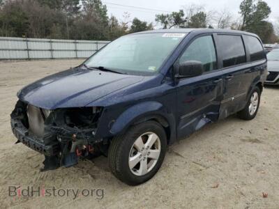 2013 Dodge CARAVAN SE, blue — VIN 2C4RDGBG6DR517183, Copart