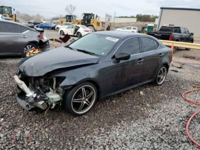 2008 Lexus IS 250, black — VIN JTHBK262685054004, Copart