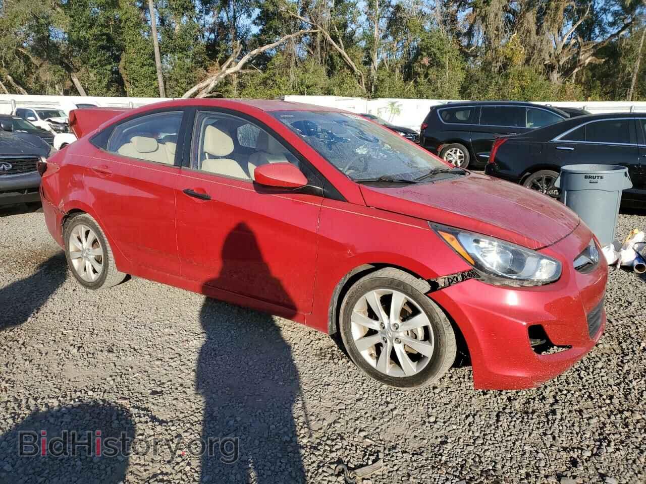 2012 HYUNDAI ACCENT - VIN: KMHCU4AE2CU182005 - Фото 4