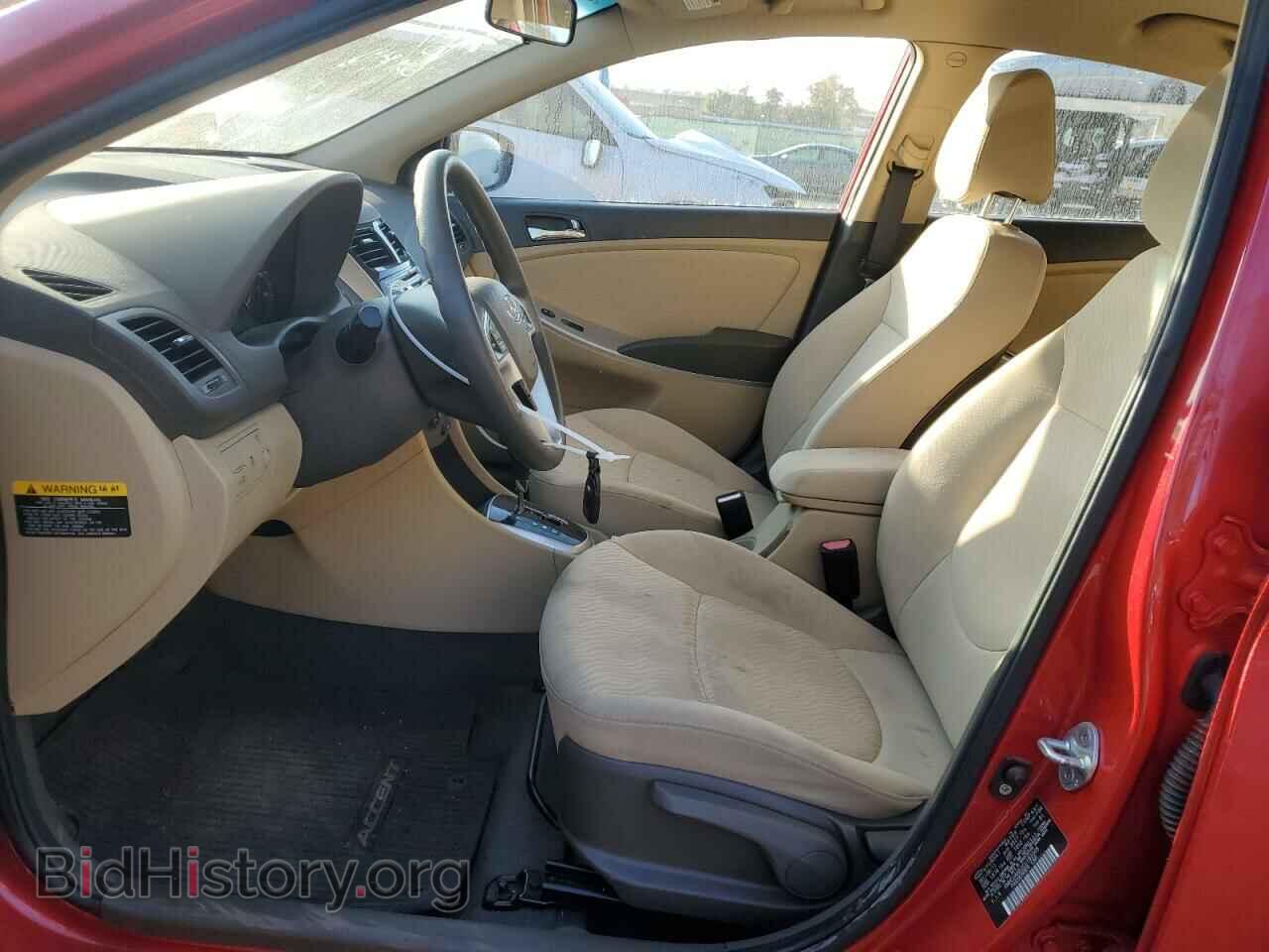2012 HYUNDAI ACCENT - VIN: KMHCU4AE2CU182005 - Фото 7