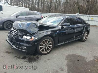 2014 Audi A4 Premium Plus, black — VIN WAUFFAFL1EN042247, Copart