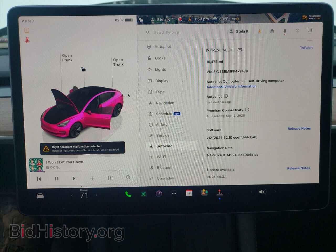 2023 TESLA MODEL 3 - VIN: 5YJ3E1EA1PF479479 - Photo 9