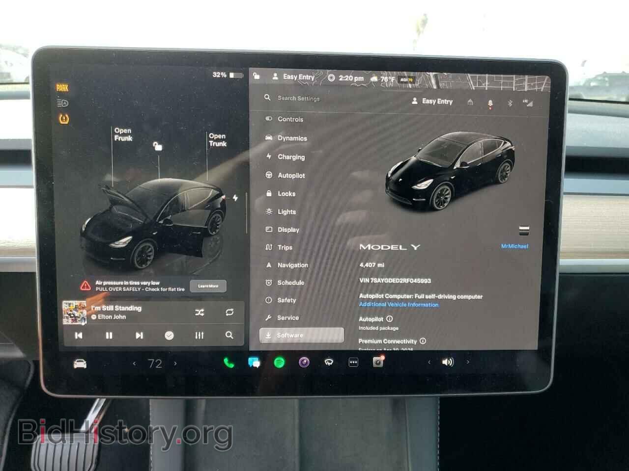 2024 TESLA MODEL Y - VIN: 7SAYGDED2RF045993 - Фото 9