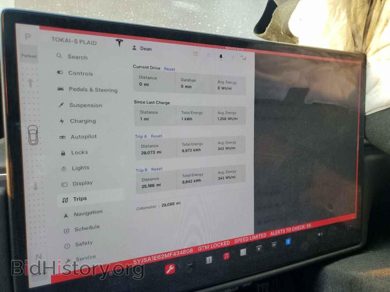 2021 TESLA MODEL S - VIN: 5YJSA1E62MF434808 - Photo 9