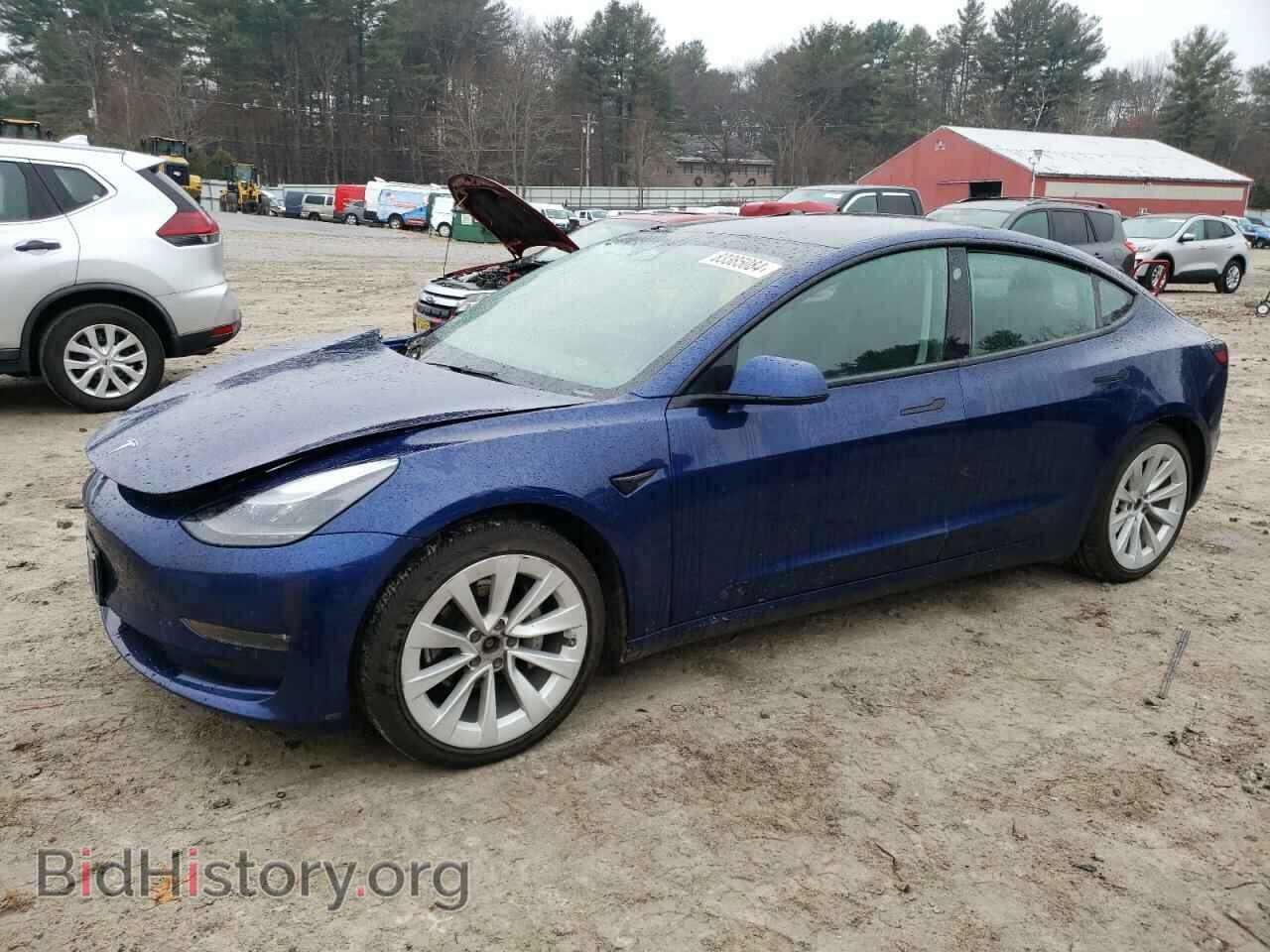 Фотография 5YJ3E1EB4NF105955 - TESLA MODEL 3 2022