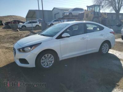 2020 Hyundai ACCENT SE, white — VIN 3KPC24A61LE110424, Copart