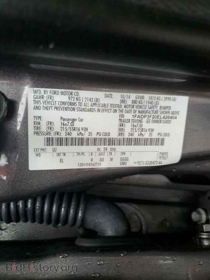 2014 FORD FOCUS - VIN: 1FADP3F20EL426404 - Photo 12