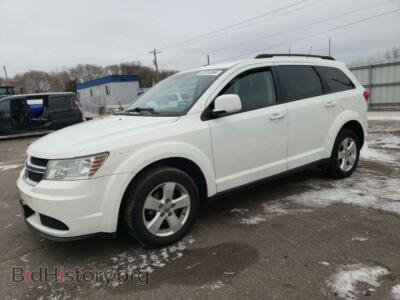 2011 Dodge JOURNEY Mainstreet, white — VIN 3D4PH1FG2BT520985, Copart