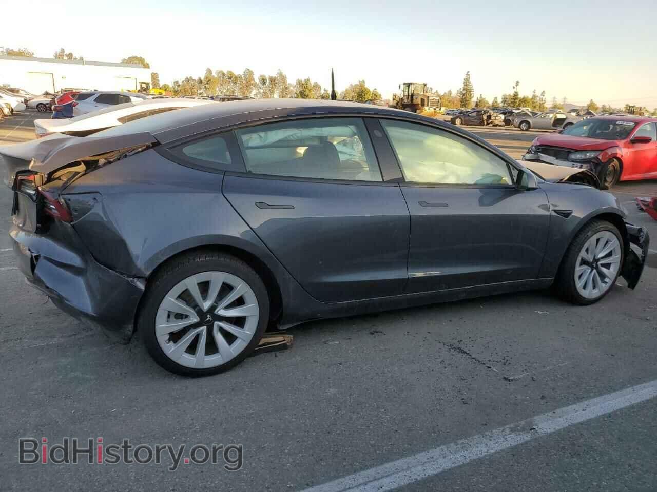 2022 TESLA MODEL 3 - VIN: 5YJ3E1EA2NF189314 - Фото 3