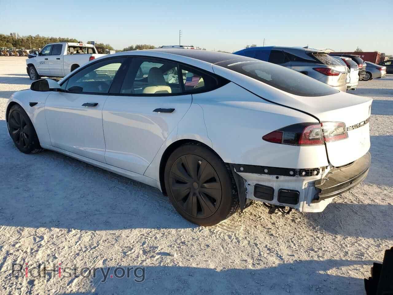 2022 TESLA MODEL S - VIN: 5YJSA1E58NF469233 - Фото 2
