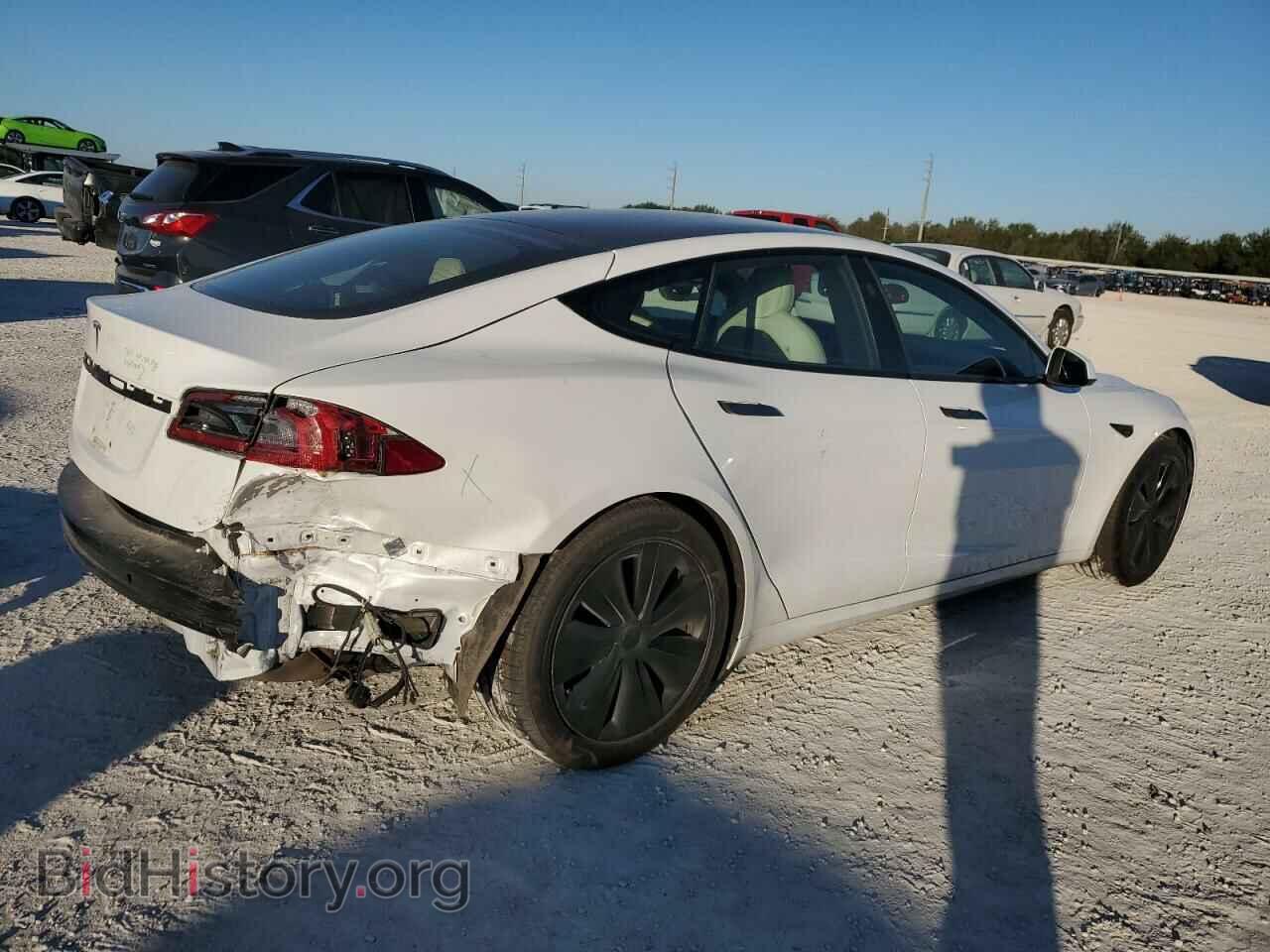 2022 TESLA MODEL S - VIN: 5YJSA1E58NF469233 - Фото 3