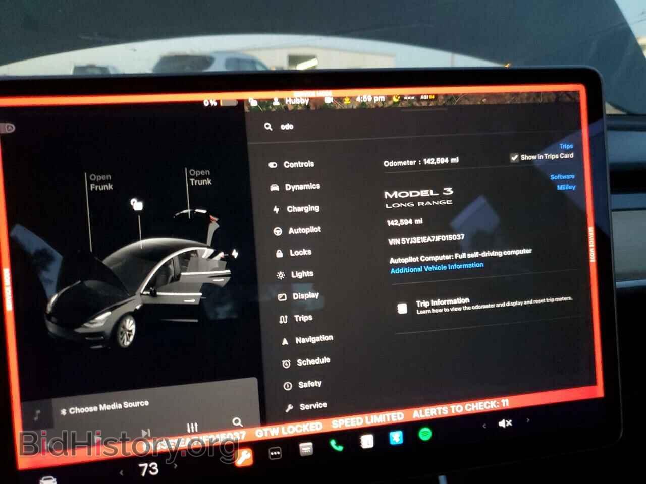 2018 TESLA MODEL 3 - VIN: 5YJ3E1EA7JF015037 - Фото 9
