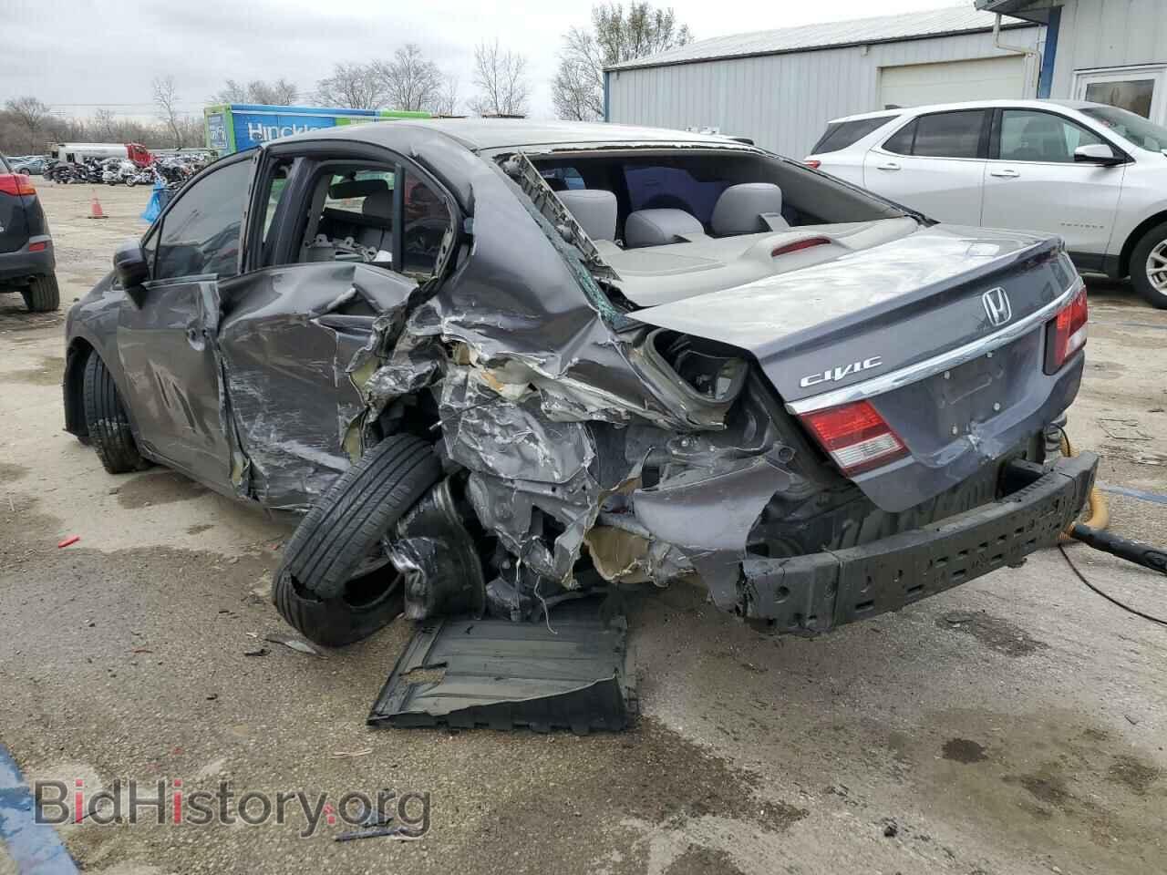 2015 HONDA CIVIC - VIN: 2HGFB2F57FH543760 - Фото 2