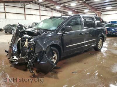2015 Chrysler MINIVAN TOURING, black — VIN 2C4RC1BG0FR565555, Copart