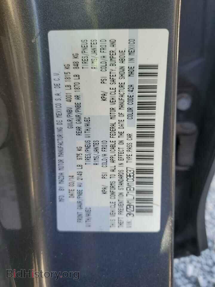 2014 MAZDA 3 - VIN: 3MZBM1L71EM103537 - Фото 13