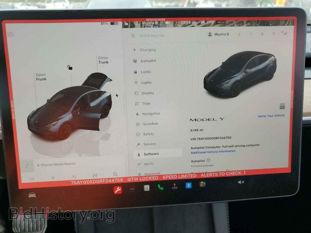 2024 TESLA MODEL Y - VIN: 7SAYGDED0RF044759 - Фото 9
