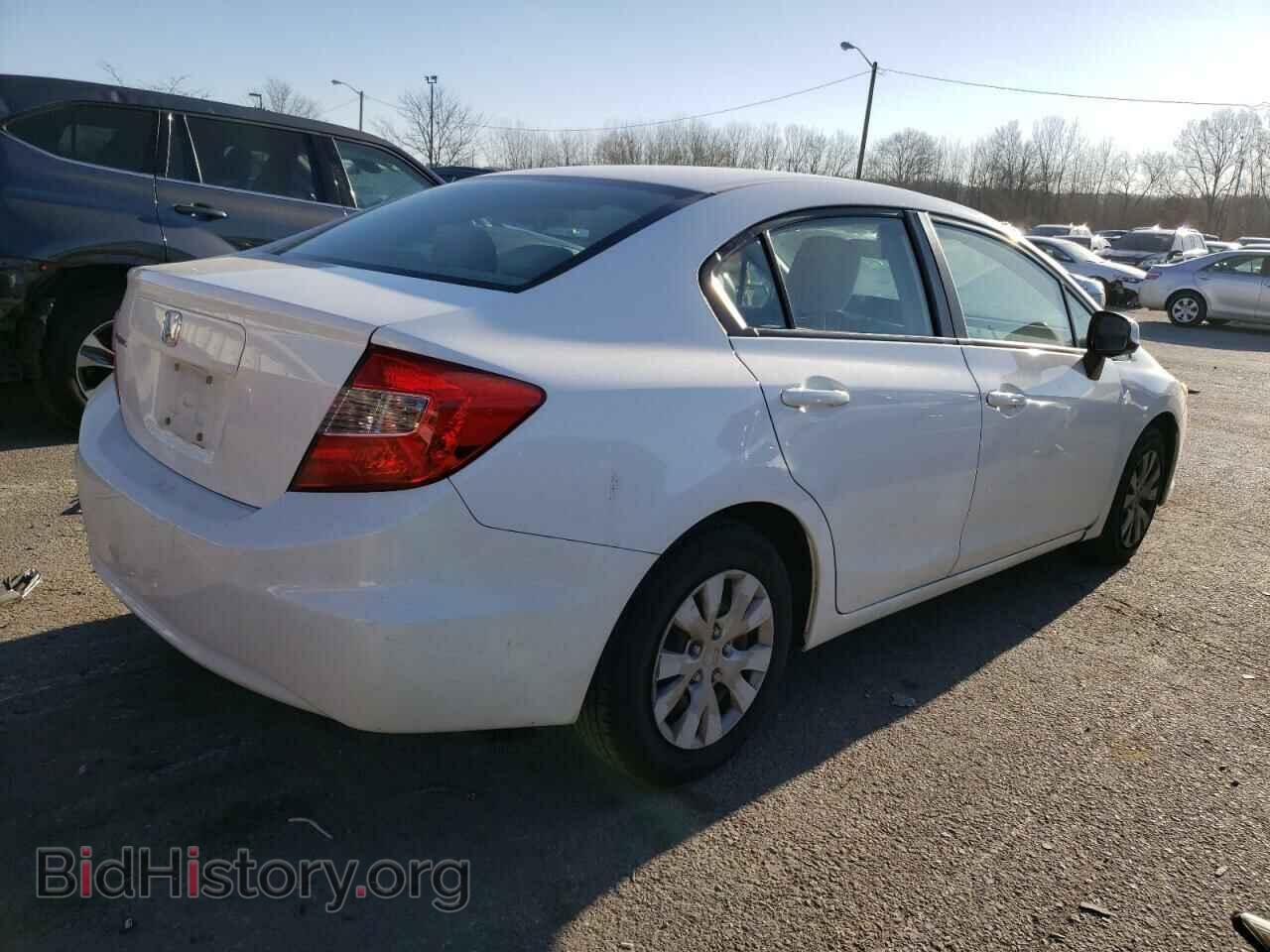 2012 HONDA CIVIC - VIN: 19XFB2F52CE106125 - Фото 3