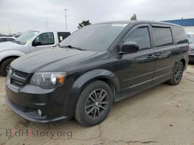 2016 Dodge CARAVAN SXT, черный — VIN 2C4RDGCG4GR184646, Copart