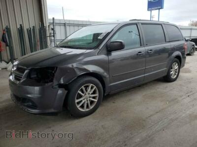 2016 Dodge CARAVAN SXT, gray — VIN 2C4RDGCG7GR388292, Copart
