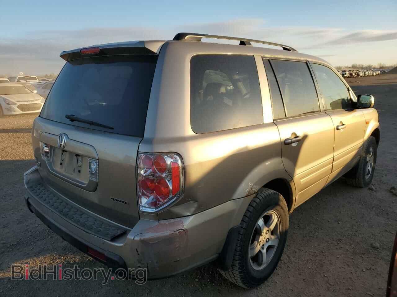 2007 HONDA PILOT - VIN: 2HKYF18687H519777 - Фото 3