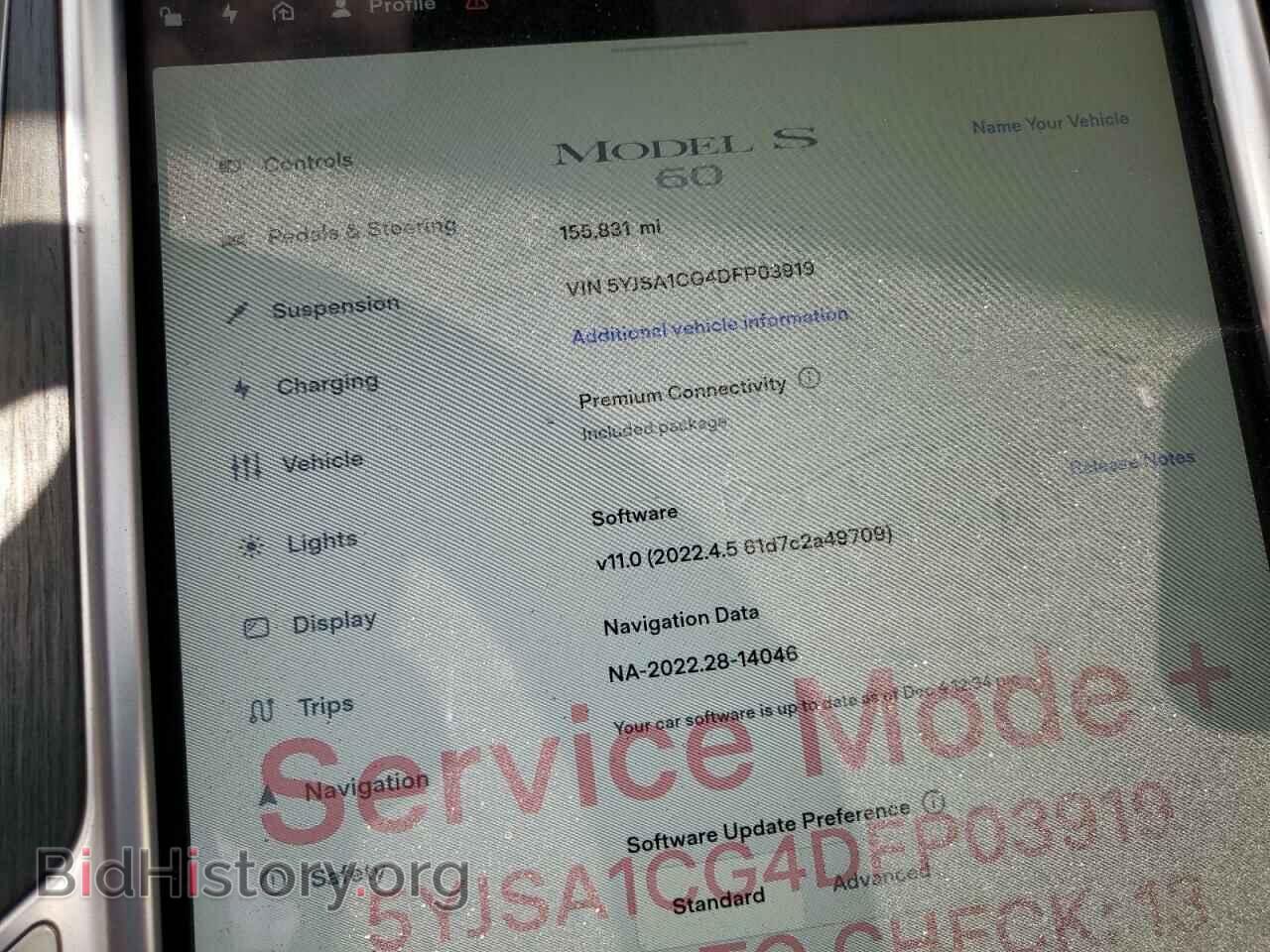 2013 TESLA MODEL S - VIN: 5YJSA1CG4DFP03919 - Photo 9