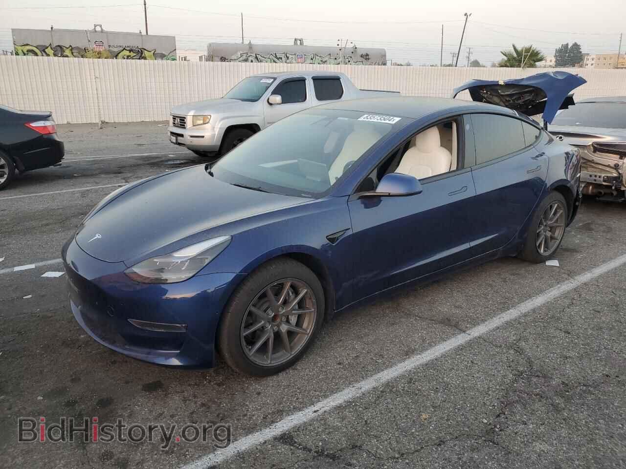 Фотография 5YJ3E1EA2NF117237 - TESLA MODEL 3 2022