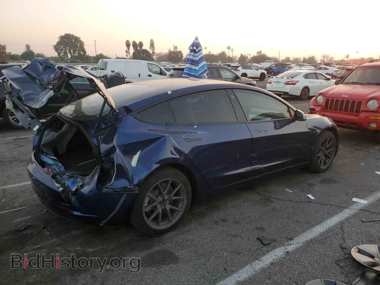2022 TESLA MODEL 3 - VIN: 5YJ3E1EA2NF117237 - Фото 3