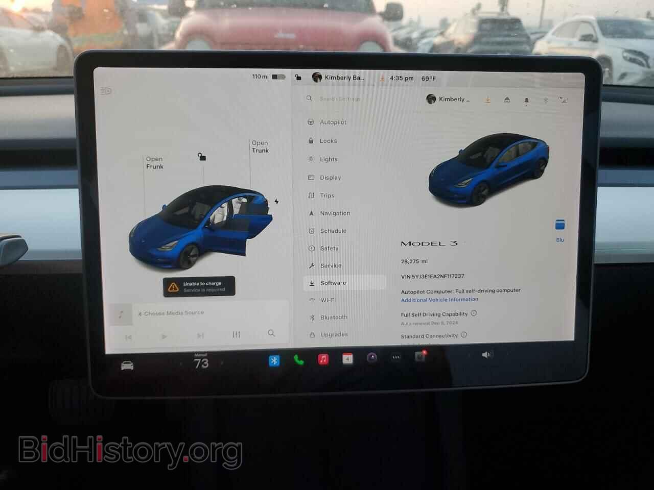 2022 TESLA MODEL 3 - VIN: 5YJ3E1EA2NF117237 - Фото 9