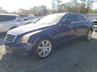 2014 Cadillac ATS, синий — VIN 1G6AA5RA4E0154716, Copart