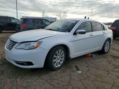 2013 Chrysler 200 Limited, белый — VIN 1C3CCBCG0DN574961, Copart