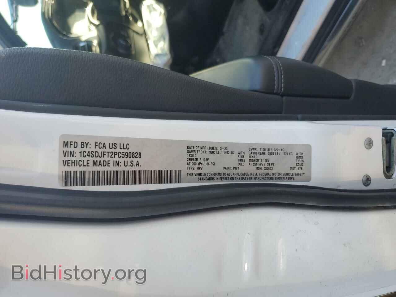 2023 DODGE DURANGO - VIN: 1C4SDJFT2PC590828 - Фото 13