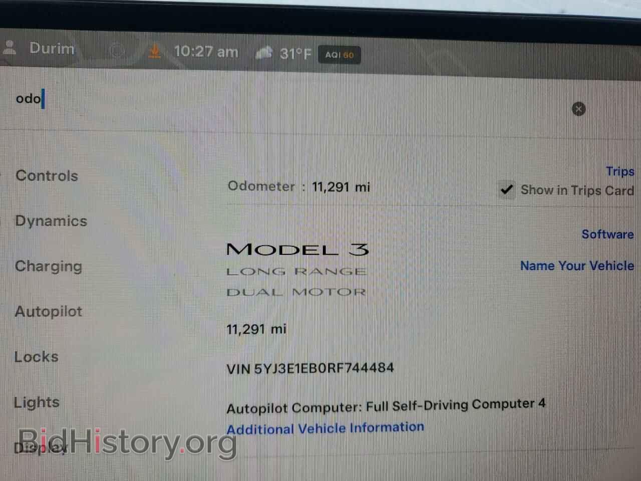 2024 TESLA MODEL 3 - VIN: 5YJ3E1EB0RF744484 - Photo 9