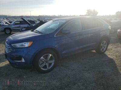 2022 Ford EDGE SEL, blue — VIN 2FMPK4J92NBA02654, Copart